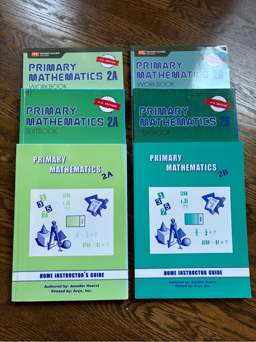 Singapore primary mathematics 2A, 2B bundle homeschool